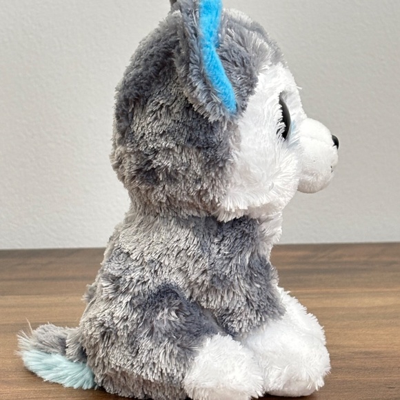 NEW TY Husky SLUSH Puppy Dog BEANIE BOO Stuffed Animal Plush Toy 6" NWT 2022 - Picture 8 of 11